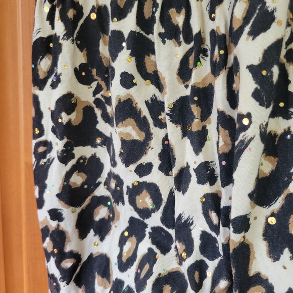 Justice Girls leopard print sequin dress 7 - Picture 4 of 7
